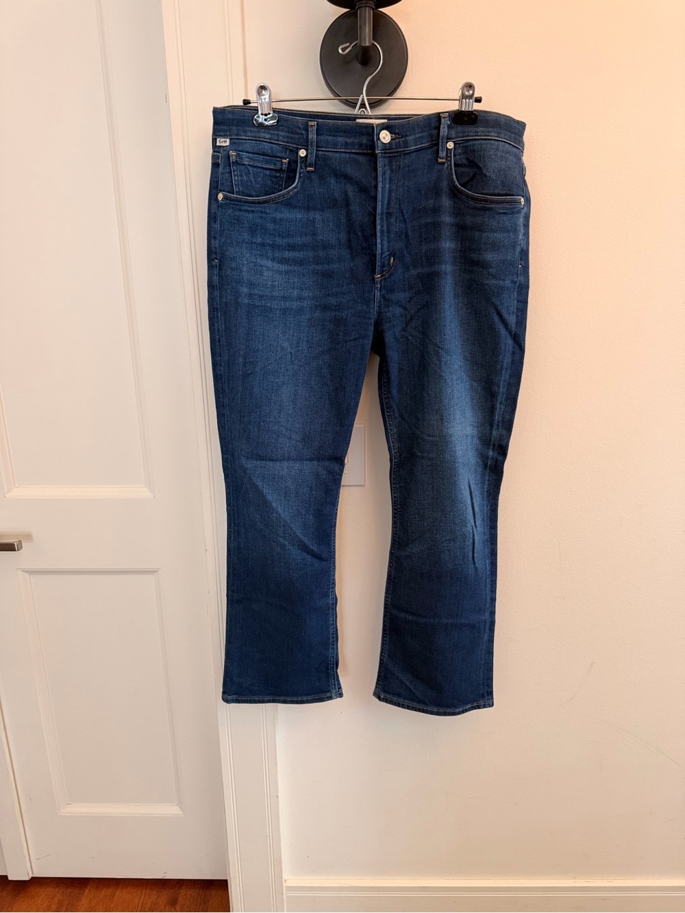 Citizens Of Humanity Dark Blue Straight-Leg Women's Jeans